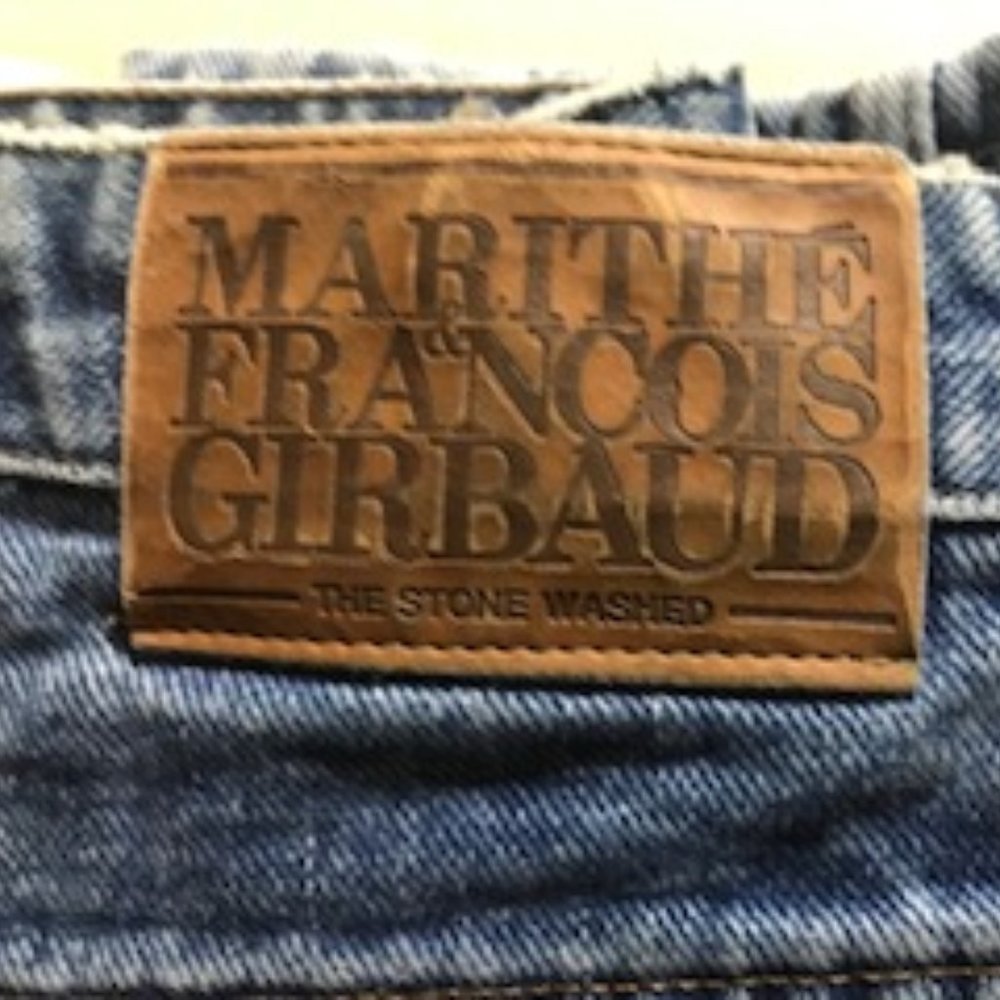 Vintage Girbaud Women's Blue Jeans, size 5/6